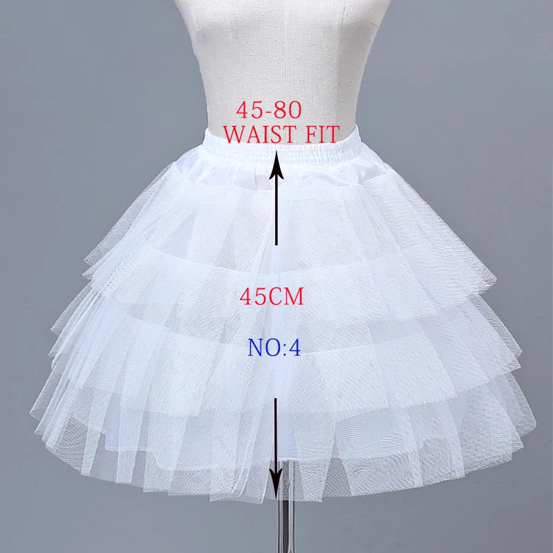 Charming Flower Girl Petticoats - Versatile Underskirts for Weddings, Parties, and Cosplay