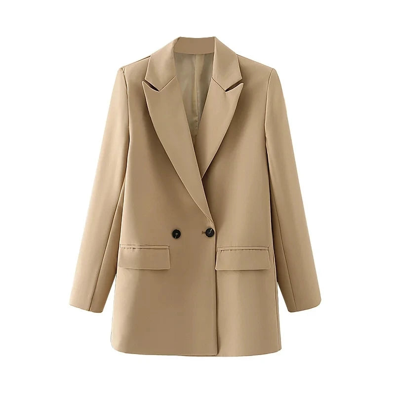 Elevate Your Office Style with the TRAF Women's Blazer - Versatile Colors for Every Season