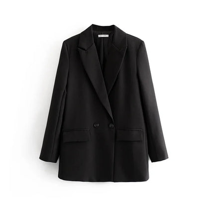Elevate Your Office Style with the TRAF Women's Blazer - Versatile Colors for Every Season