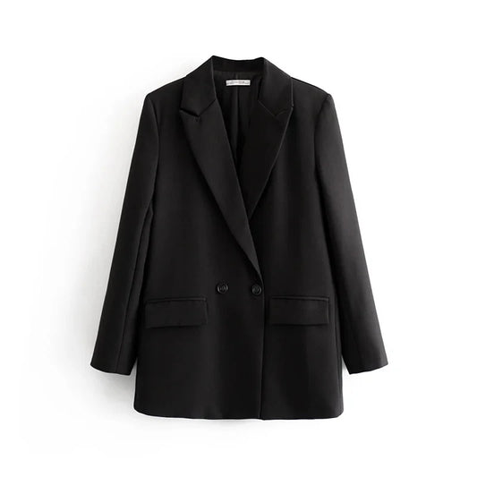 Elevate Your Office Style with the TRAF Women's Blazer - Versatile Colors for Every Season