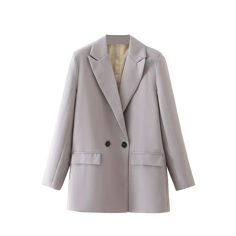 Elevate Your Office Style with the TRAF Women's Blazer - Versatile Colors for Every Season