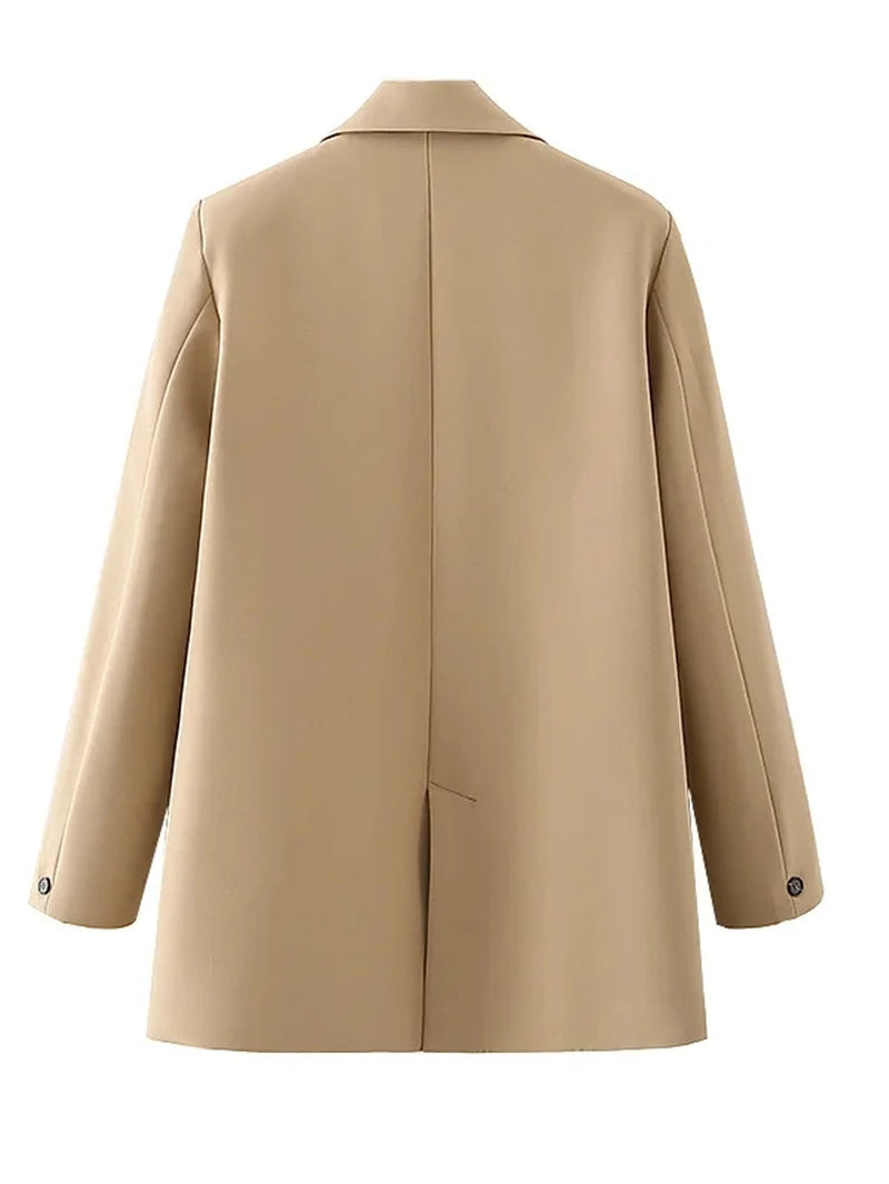 Elevate Your Office Style with the TRAF Women's Blazer - Versatile Colors for Every Season