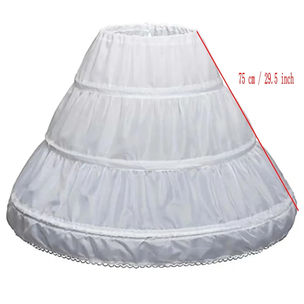 Charming Flower Girl Petticoats - Versatile Underskirts for Weddings, Parties, and Cosplay