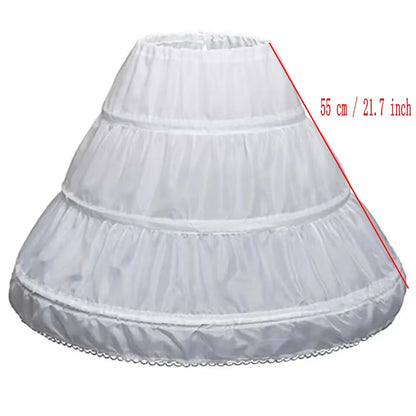 Charming Flower Girl Petticoats - Versatile Underskirts for Weddings, Parties, and Cosplay
