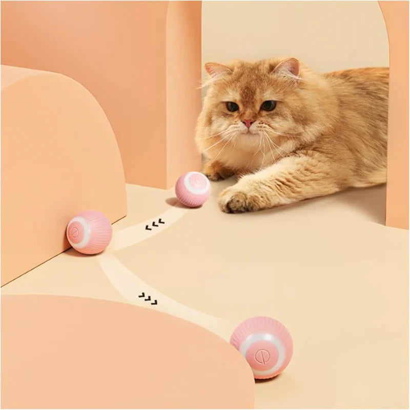 Exciting Smart Cat Ball: Automatic Rolling Electric Toy for Engaging Playtime and Training!