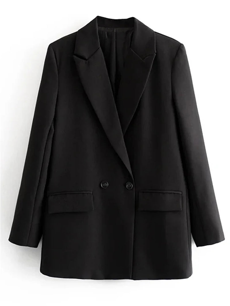 Elevate Your Office Style with the TRAF Women's Blazer - Versatile Colors for Every Season