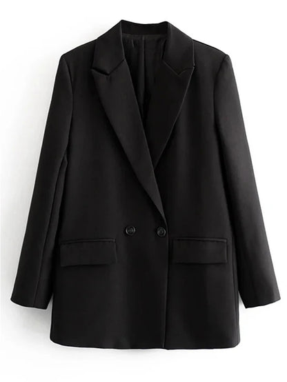 Elevate Your Office Style with the TRAF Women's Blazer - Versatile Colors for Every Season