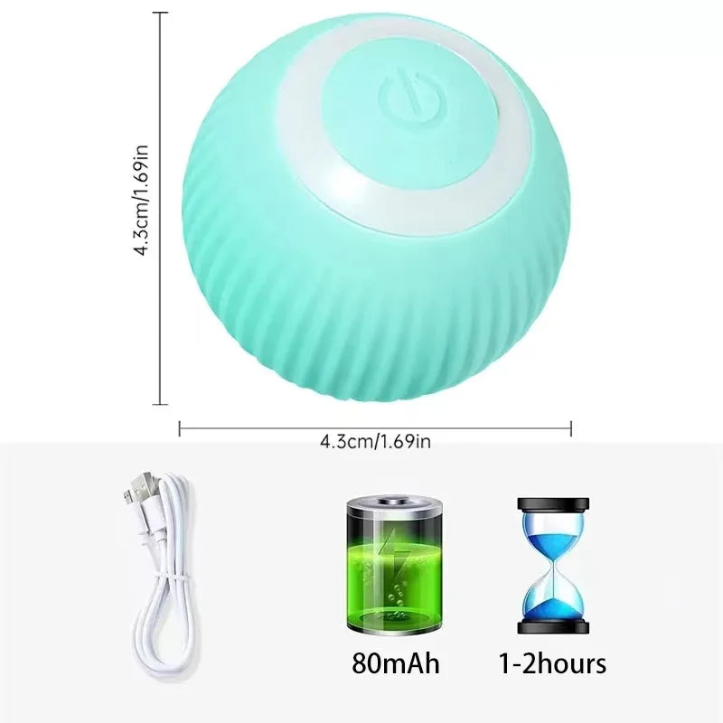Exciting Smart Cat Ball: Automatic Rolling Electric Toy for Engaging Playtime and Training!