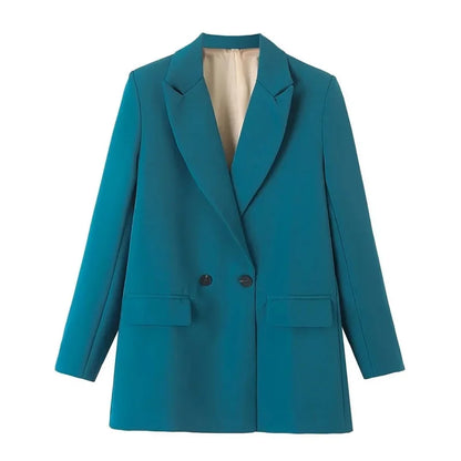 Elevate Your Office Style with the TRAF Women's Blazer - Versatile Colors for Every Season