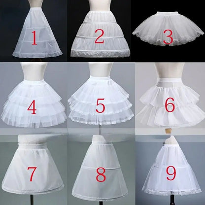 Charming Flower Girl Petticoats - Versatile Underskirts for Weddings, Parties, and Cosplay