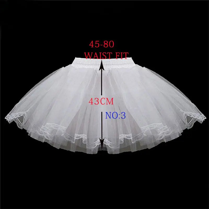 Charming Flower Girl Petticoats - Versatile Underskirts for Weddings, Parties, and Cosplay