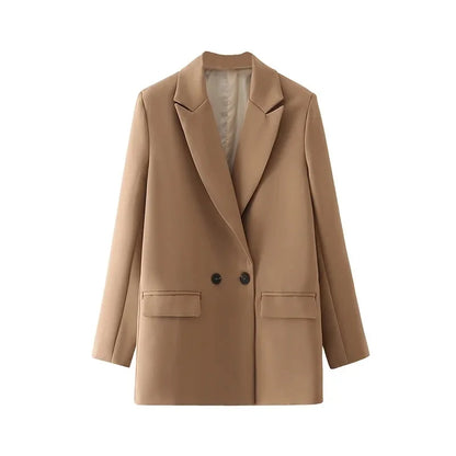 Elevate Your Office Style with the TRAF Women's Blazer - Versatile Colors for Every Season