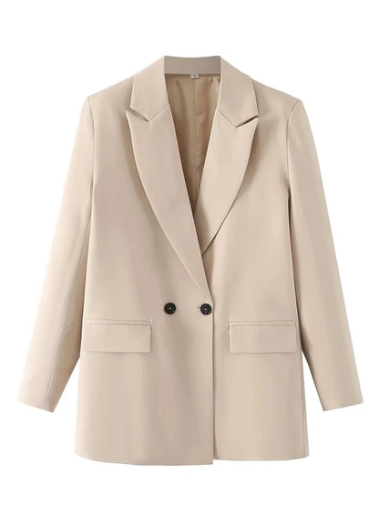 Elevate Your Office Style with the TRAF Women's Blazer - Versatile Colors for Every Season