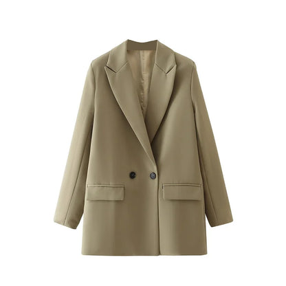 Elevate Your Office Style with the TRAF Women's Blazer - Versatile Colors for Every Season