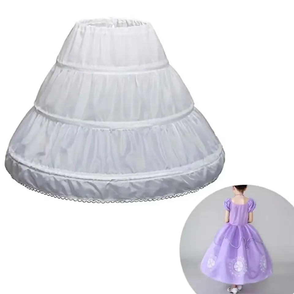 Charming Flower Girl Petticoats - Versatile Underskirts for Weddings, Parties, and Cosplay